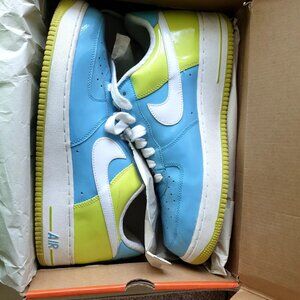 Size 12 - Nike Air Force 1 Premium Pixie flash/White-Atomic Green. 2005. Vietnam